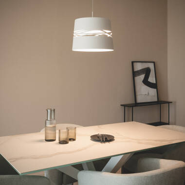 Lampa Wisząca LED 28W z Metalu Kerta