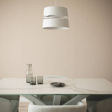 Bild von LED Pendelleuchte 28W Stahl Kerta
