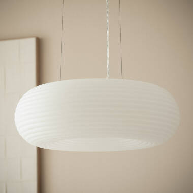Obraz Lampa Wisząca LED 48W z Metalu Ø500 mm Junai