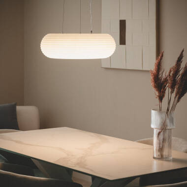 Obraz Lampa Wisząca LED 48W z Metalu Ø500 mm Junai