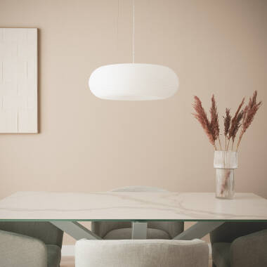 Obraz Lampa Wisząca LED 48W z Metalu Ø500 mm Junai