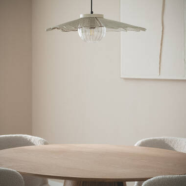 Bild von Pendelleuchte Metall und Glas Pianella ILUZZIA