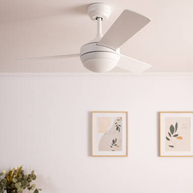 Deckenventilator Lautlos Navy 107cm DC-Motor für Außen