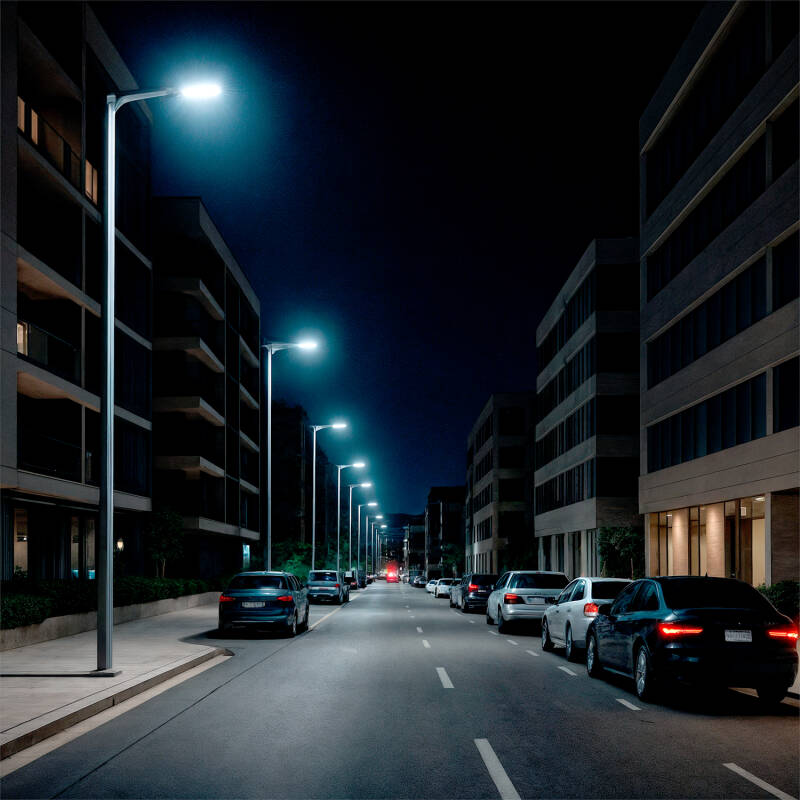 Image de Lampadaire LED 150W Harlem LUMILEDS Gris 