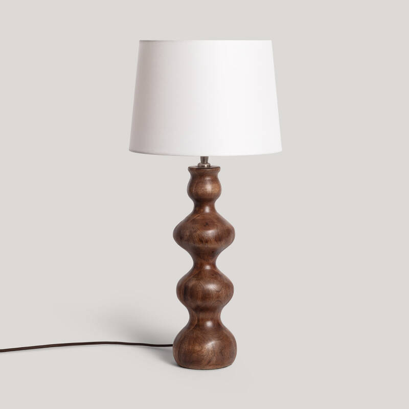 Afbeelding van Tafellamp Hout Anahla ILUZZIA
