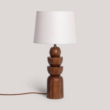 Lampe à Poser Bois Adah ILUZZIA