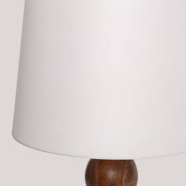 Immagine di Lampada da Tavolo Legno Adah ILUZZIA