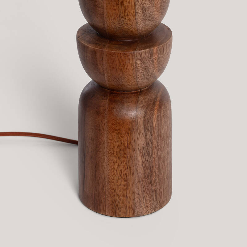 Image de Lampe à Poser Bois Adah ILUZZIA