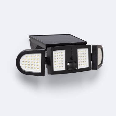 Proiettore LED Solare 5W IP65 con Sensore di Movimento PIR e Crepuscolare Cave