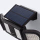 Image de Projecteur Solaire LED 5W IP65 avec Détecteur de Mouvement PIR et Crépusculaire 