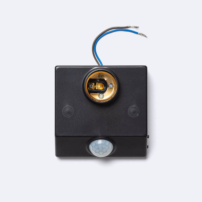 PS-TECH Lampenfassung E27 Mit PIR-Bewegungsmelder 360°, Zeiteinstellung