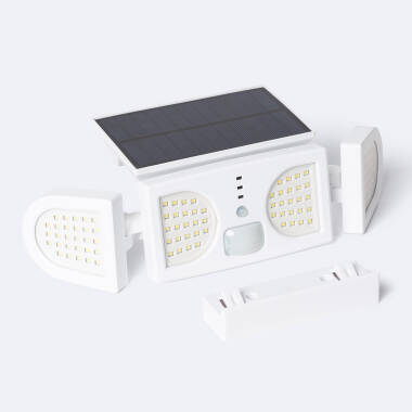 Afbeelding van Schijnwerper LED Solar 5W IP met PIR Bewegingssensor en Schemersensor