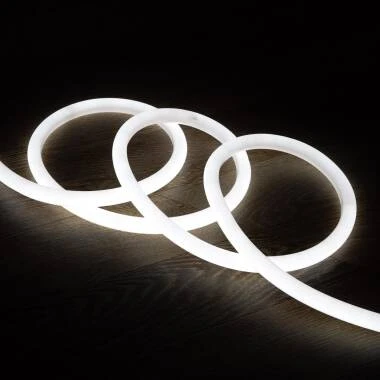 LED-Streifen Neon Dimmbar 220V Kaltweiß Rund 360° 9W/m Schnitt 100cm IP67 nach Maß
