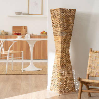 Lampadaire Fibres Naturelles Bijie