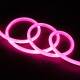Afbeelding van LED Neon Rol Dimbaar  220V AC 120 LED / 50 m rond 360 Roze IP67  Op maat in te korten  om de 100 cm 