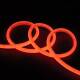 Bild von LED-Streifenrolle Neon Dimmbar 220v 50m Orange Rund 360 9W/m Schnitt 100cm Ip67