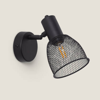 Image of Grid Adjustable Aluminium 1 Spotlight Ceiling Lamp