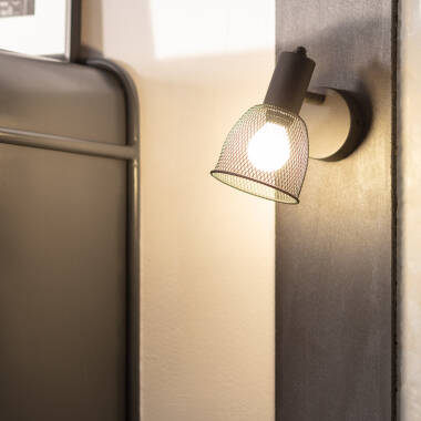 Lampa Nastawna Metalowa 1 Reflektor Grid