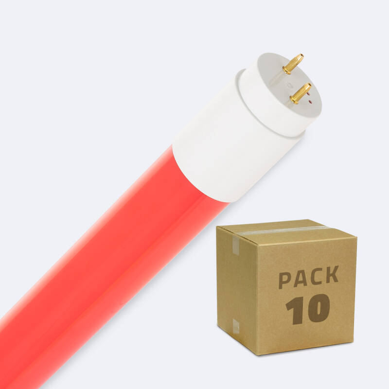 Bild von LED-Röhre 60 cm T8 G13 Polycarbonat mit verschiedene Farben 9W