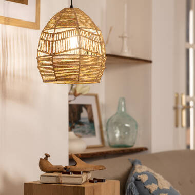 Image of Bewayo Braided Paper Pendant Lamp 