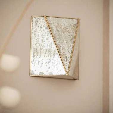 Applique Murale Métal et Verre Mattina