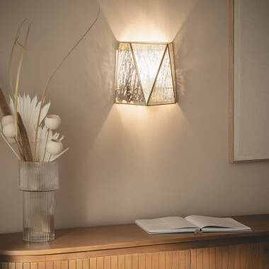 Bild von Wandleuchte aus Metall und Glas Mattina
