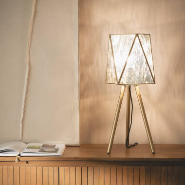 Bild von Tischleuchte aus Metall und Glas Mattina