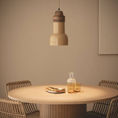 Hanglamp Hout en Metaal Ayana Yash