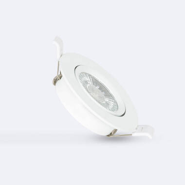 Downlight LED 5W COB Superslim Richtbare Wit Ronde Downlight Ø75 mm CRI90 Expert Color No Flicker