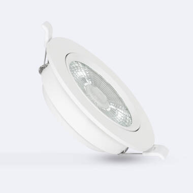 Oczko Downlight LED 10W COB Superslim Nastawne Okrągłe Białe Średnica Wycięcia  Ø90 mm CRI90 Expert Color No Flicker