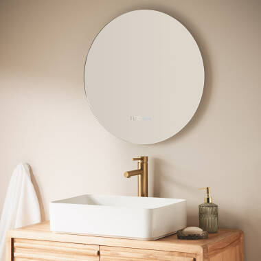 Big Volpe Anti-fog Tactile LED Decorative Mirror Ø60 cm