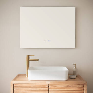 Miroir Salle de Bain avec Éclairage LED Anti-buée Sarakiniko 60x80 cm