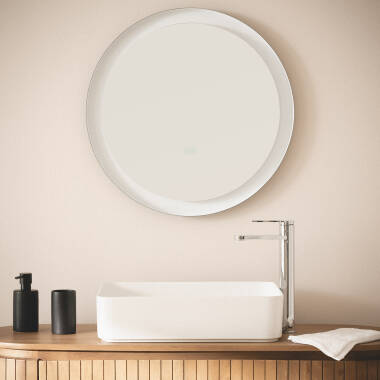 Nahia Anti-Fog LED Mirror for Bathroom Ø60 cm