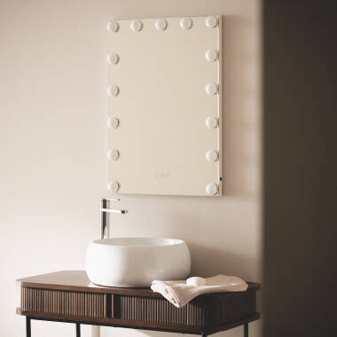 Essauira 70x50cm Decorative LED Mirror with Touch Switch