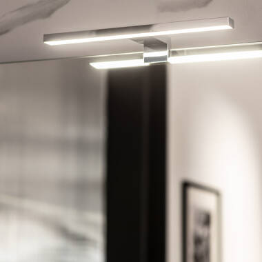 Silver 5W Carl LED Lamp for Bathroom Mirrors