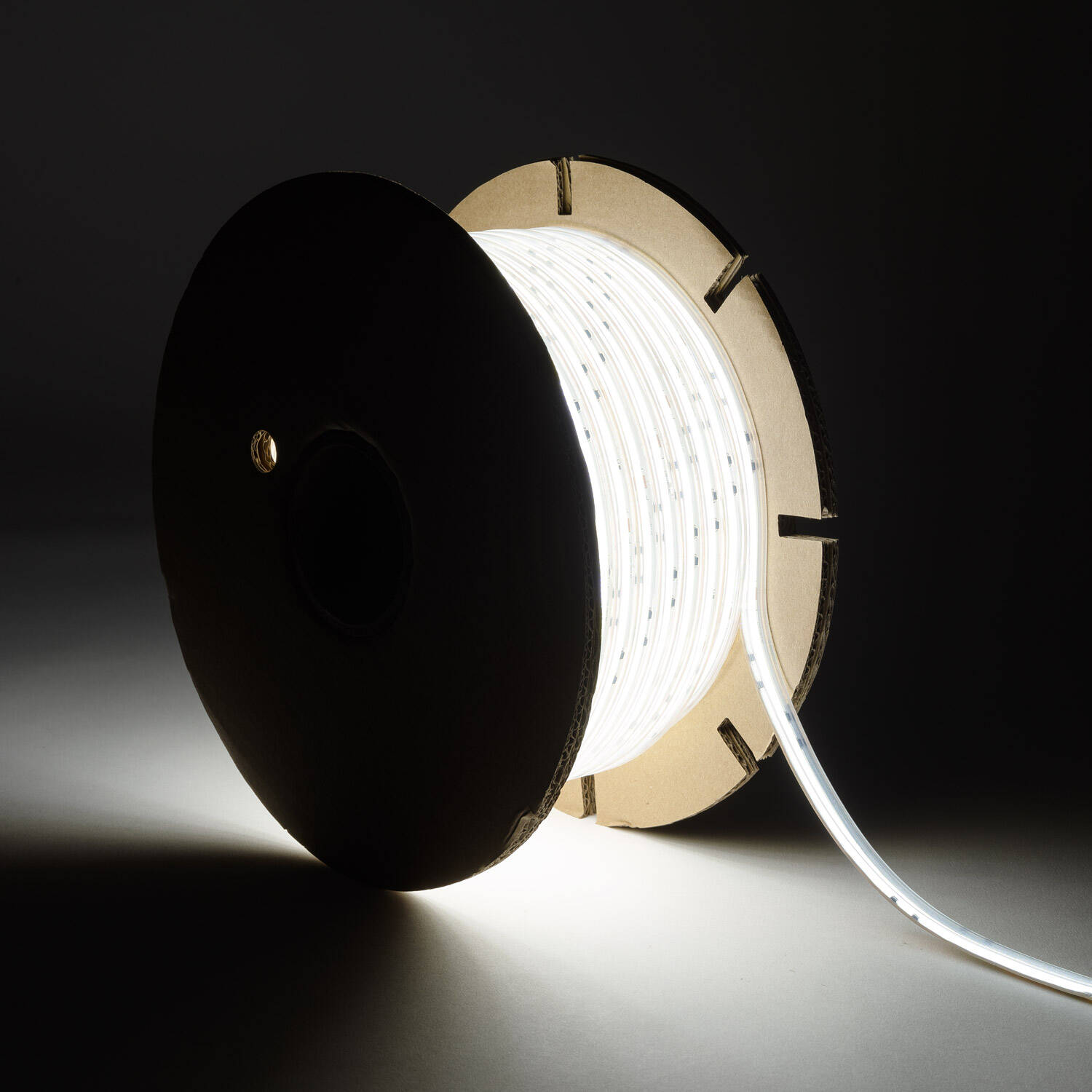 Taśma LED Ściemnialna 220V COB Samoregulująca 320 LED/m – Szpula 50m - widok 3
