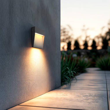 Wandlamp Outdoor LED 6.5W  Aluminium  CCT Selecteerbaar Vierkant Jade
