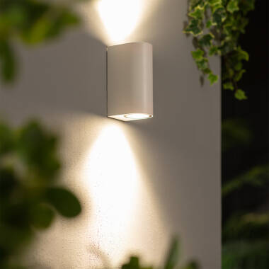 Gala Double-Sided Outdoor LED Wall Light in White