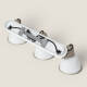 Image de Lampe Murale Salle de Bain Métal 3 Spots Birzay