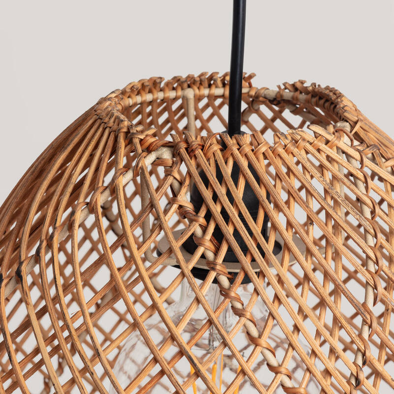 Bild von Pendelleuchte Rattan Außen Toraja ILUZZIA