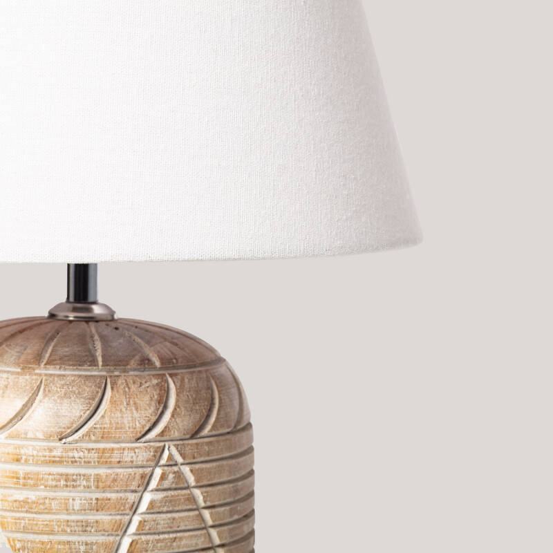 Image de Lampe à Poser en bois Koson ILUZZIA