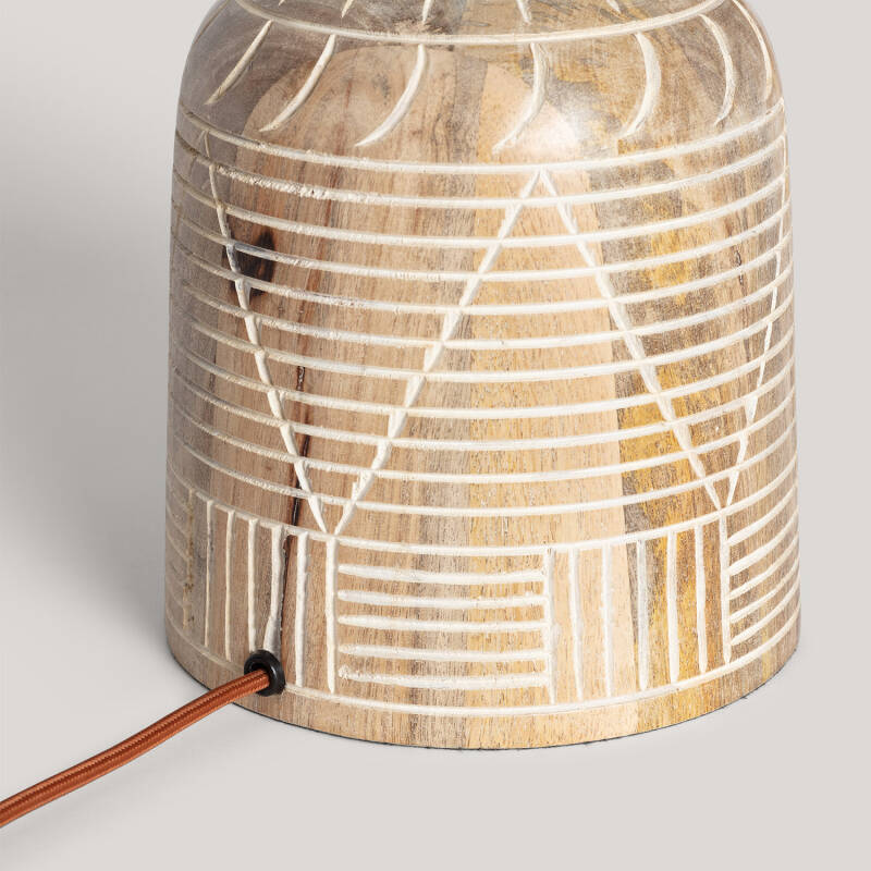 Image de Lampe à Poser en bois Koson ILUZZIA