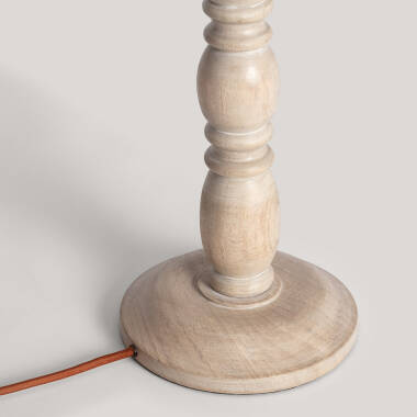 Image de Lampe à Poser en bois Daksh ILUZZIA
