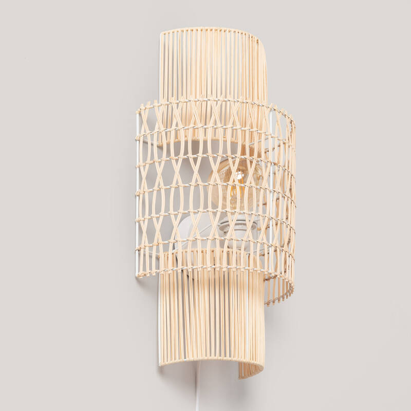 Bild von Wandleuchte geflochtenes Papier Masego L ILUZZIA 
