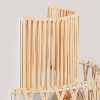 Bild von Wandleuchte geflochtenes Papier Masego L ILUZZIA 
