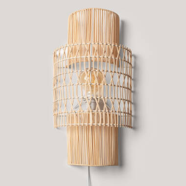 Bild von Wandleuchte geflochtenes Papier Masego L ILUZZIA 