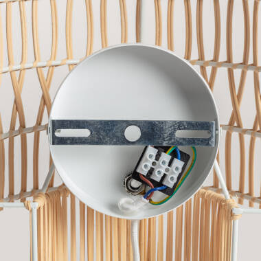 Bild von Wandleuchte geflochtenes Papier Masego L ILUZZIA 