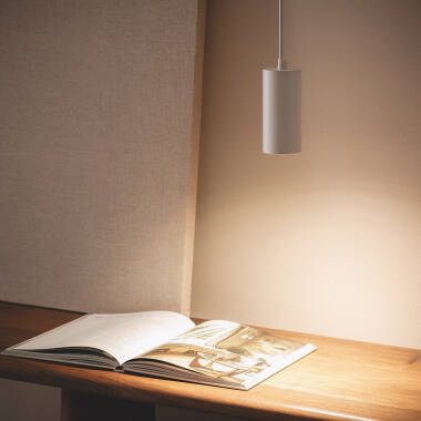 Quartz Pendant in Metal  Lamp