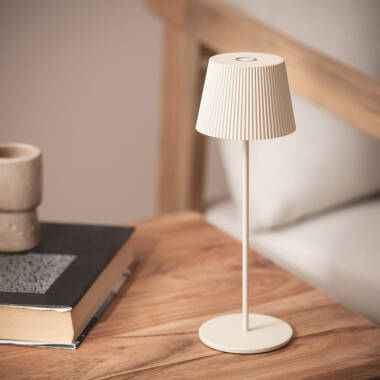 Image de Lampe à Poser LED Extérieure Portative Aluminium 1,2 W avec Batterie Rechargeable Willox