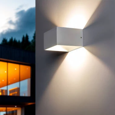 Applique LED 6W Aluminio Iluminazione Doppia Luce Lico Bianco